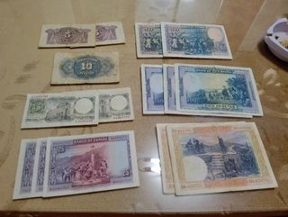 Lote de billetes Españoles 