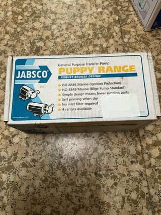 Jabsco bomba de impulsor flexible 23680 4103 24V