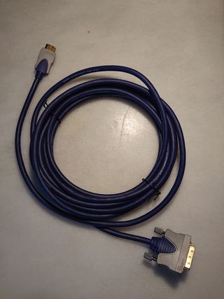 Cable HDMI-DVI. 5 metros