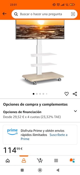 Soporte/ Pie de televisión
