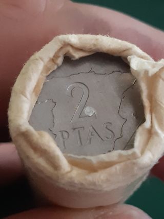 Rulo original Fabrica moneda y timbre 2 Psta