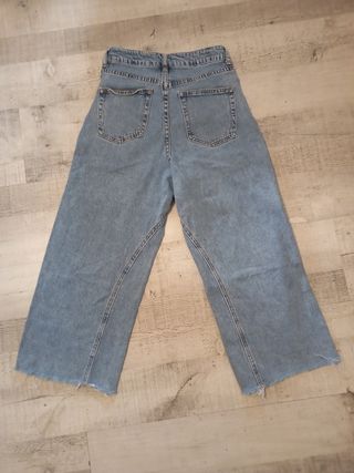 Pantalón ancho talla xs azul