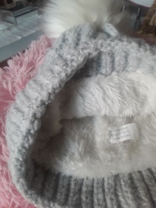Gorro con interior de pelo