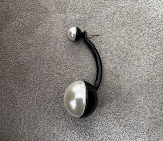 Pendientes largos perlas