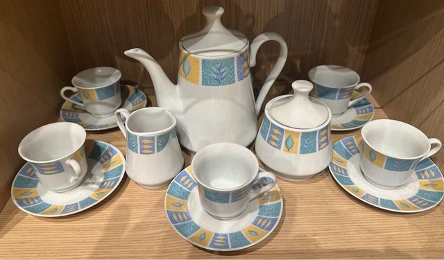 2 Juegos de cafe 6 tazas cada uno