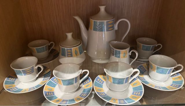 2 Juegos de cafe 6 tazas cada uno