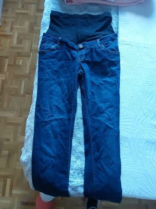 2 vaqueros Zara premamá talla M