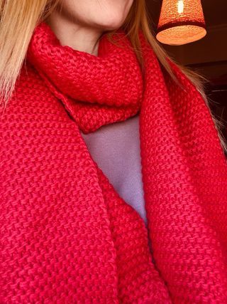 Bufanda roja