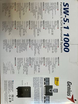 GENIUS SW5.1 1000 SURROUND SYSTEM