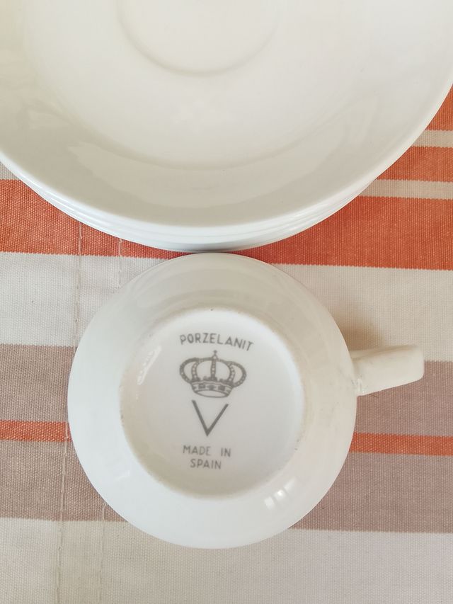 Juego de porcelana Española