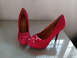Zapatos tacón fiesta sin usar 