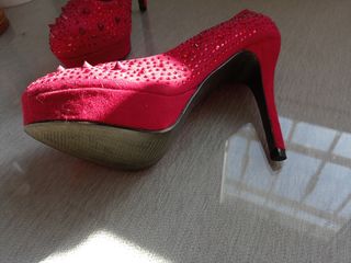 Zapatos tacón fiesta sin usar 