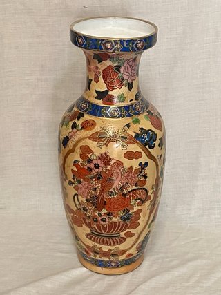 JARRON PORCELANA CHINA  ALTURA 41 cm