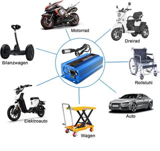 Cargador batería silla patinete etc