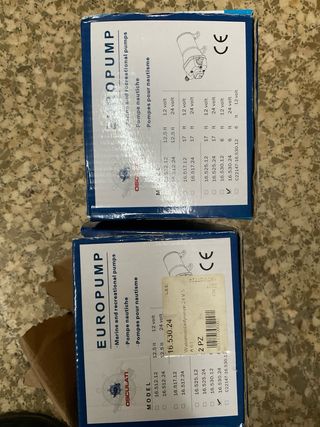 1 x Osculati bomba de aqua 6L 24V 16.530.24