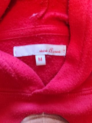 Sudadera  roja Game over TALLA M