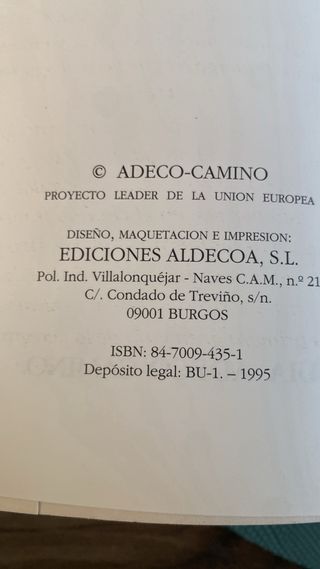 Libro camino de santiago