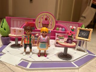 Set Playmobile City Life Café Cupcake Restaur
