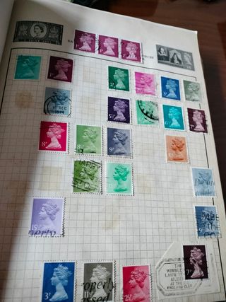 Álbum de sellos antiguo