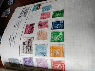 Álbum de sellos antiguo