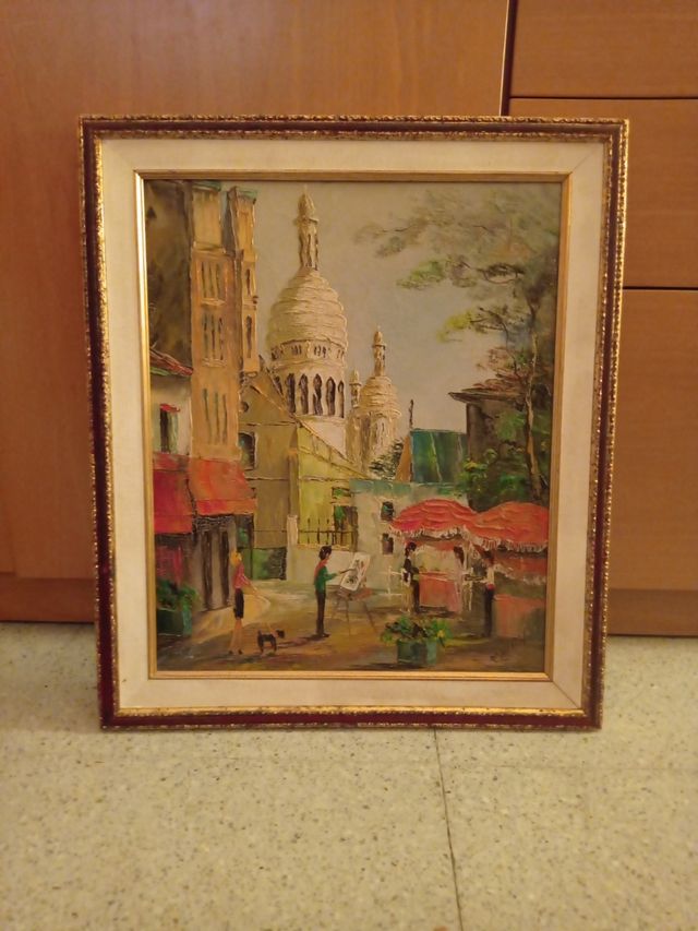 Cuadro oleo paisaje 56x48