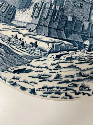 Precioso Plato La Cartuja de Sevilla