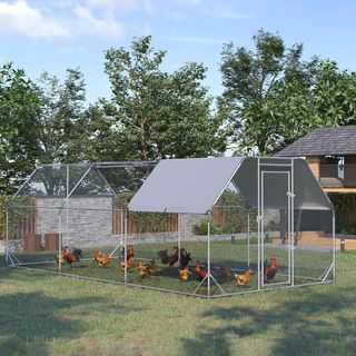 Gallinero para Exterior Grande 2,8x5,7x2 m Jaula