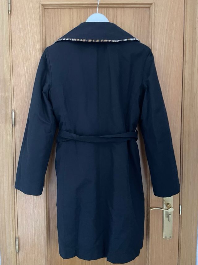 Gabardina con forro acolchado