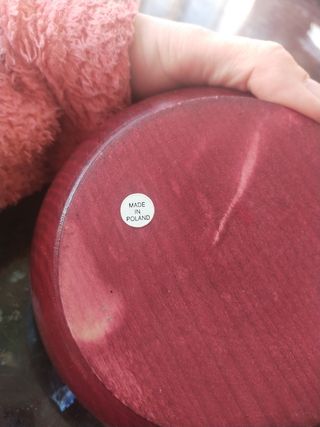 Cajita de madera natural grabada