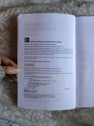 Libro Elementary Number Theory