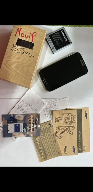 TELEFONO SAMSUNG S4  16GB 2 BATERIAS CAJA INSTRUCC