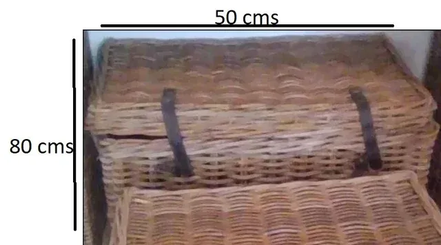 BAUL DE MIMBRE de 50x80