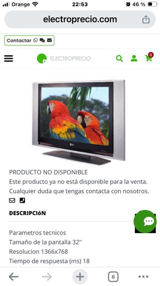 Television/monitor LCD 32 pulgadas