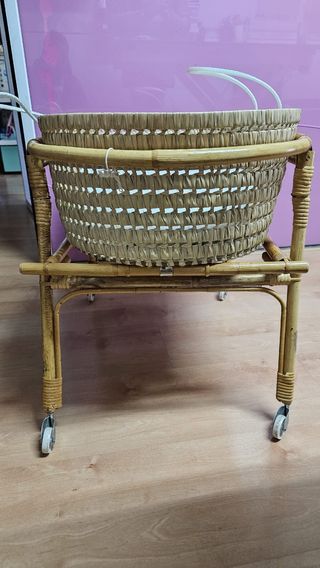 Moisés bebé bambú