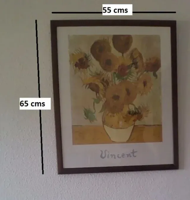 Reproducción enmarcada GIRASOLES de Van Gogh