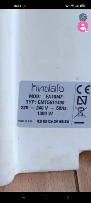 Rezistenta para radiador de aceite