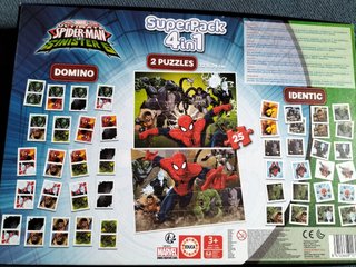 Juego Spiderman 4 en 1.