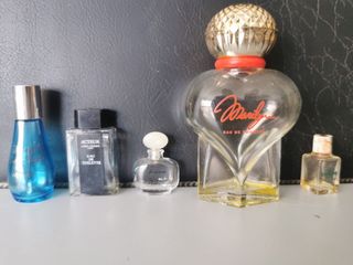 Tarros perfumes miniaturas vacías 17