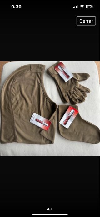 kit ejercito para dormir.