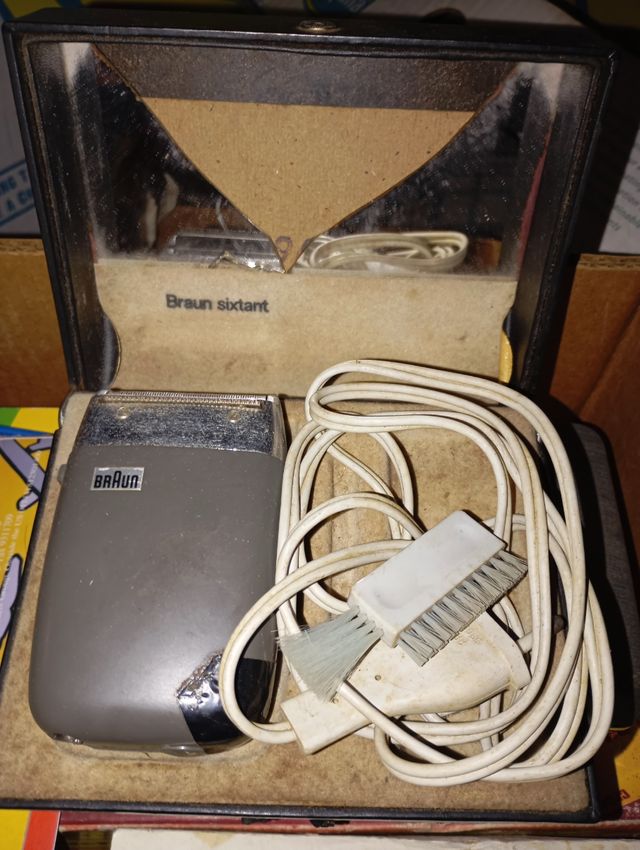 Rasoio elettrico Braun vintage