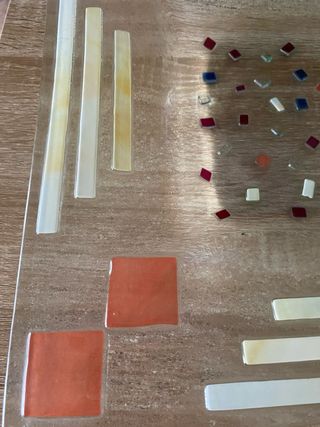 Centro de mesa italiano de cristal