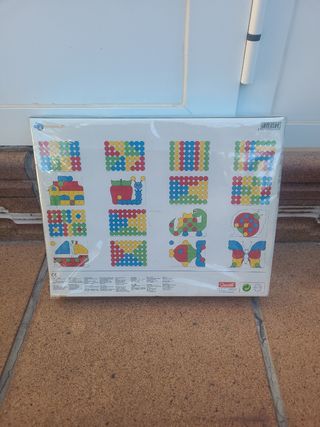 10 € Juego mesa mosaico para niños nuevo