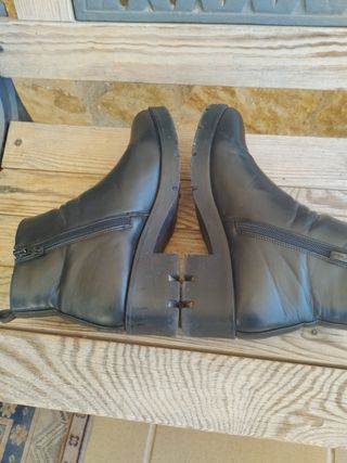 Botines botas mujer negros suela track Faguo