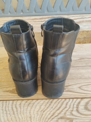 Botines botas mujer negros suela track Faguo