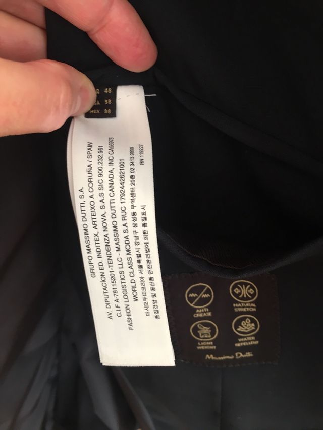 Americana de vestir hombre