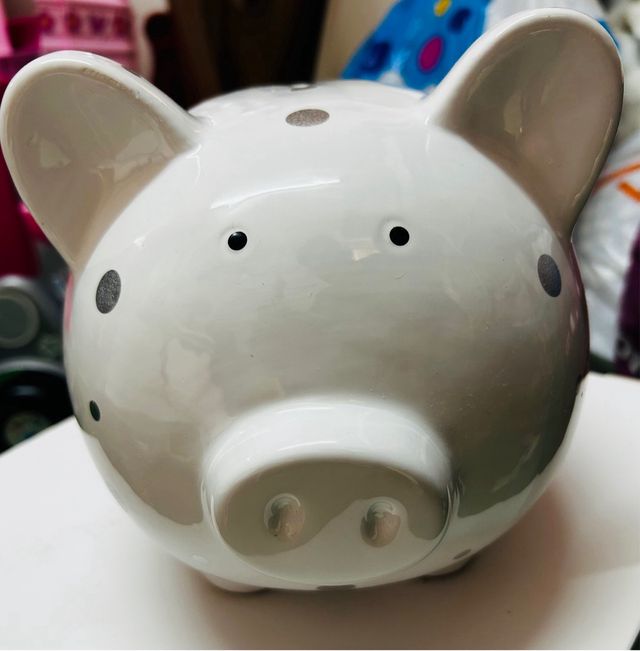 HUCHA CERDO GRANDE DECORATIVA