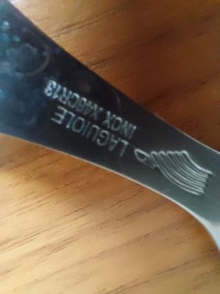 Cubiertos Foie Gras Laguiole en color plata