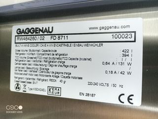 Vinoteca marca Gaggenau