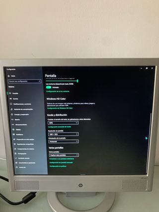 Monitor HP vs17 4:3 VGA 75hz