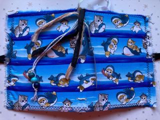 Libreta solidaria gato Mofusand y 2 bolis